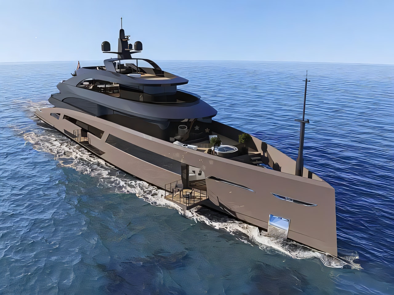 Exterior overview of Luxury Motor Yacht motoryacht for charter from Adriatic Croatia