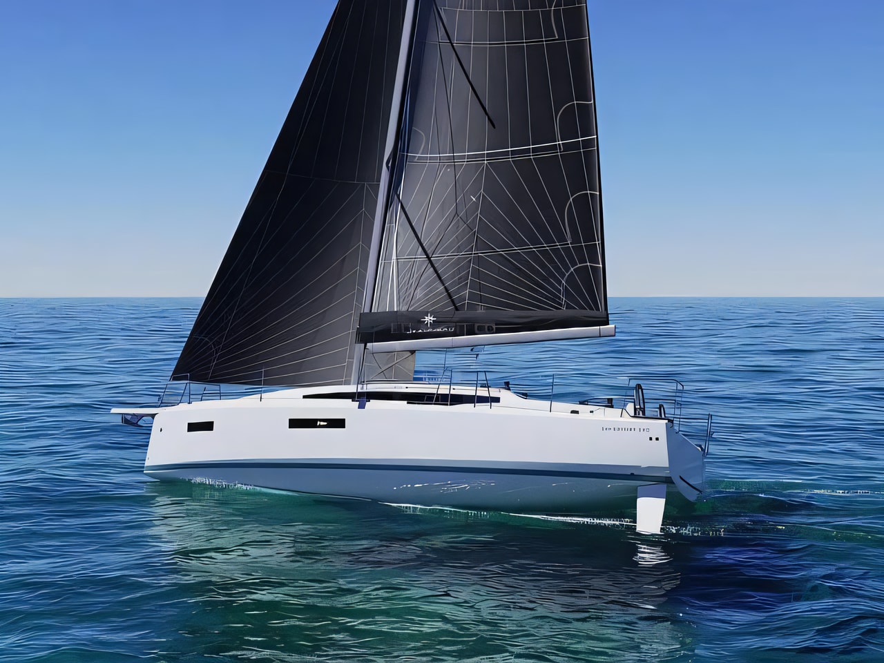 Exterior overview of Sun Odyssey 380 - 3 cabins sail boat for charter from Sukosan Marina Dalmacija in the Kornati sailing area Croatia