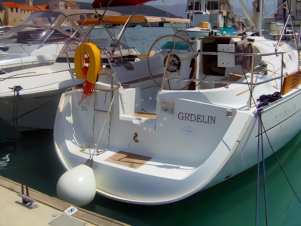Beneteau Oceanis 331 Clipper sailing yacht for charter from Trogir / ACI Marina Trogir Split sailing area Croatia