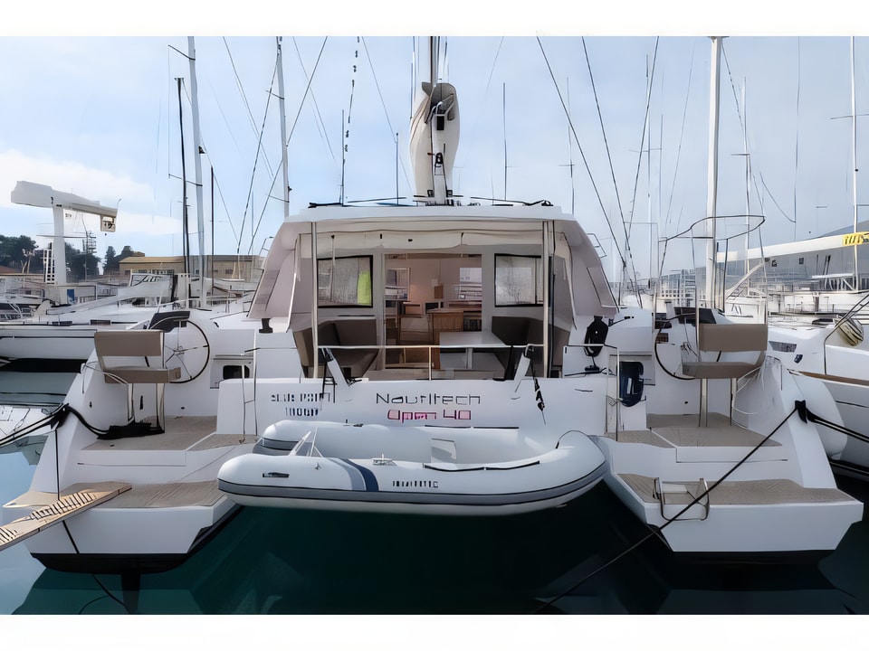 Nautitech Open 40 catamaran for charter from Trogir / ACI Marina Trogir Split sailing area Croatia