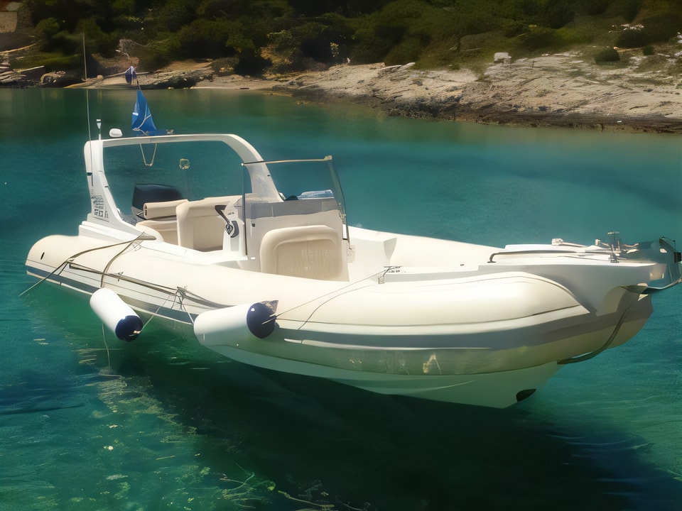 Layout of AGA Marine Spirit 640 motor boat with 0 cabins Croatia yacht charter