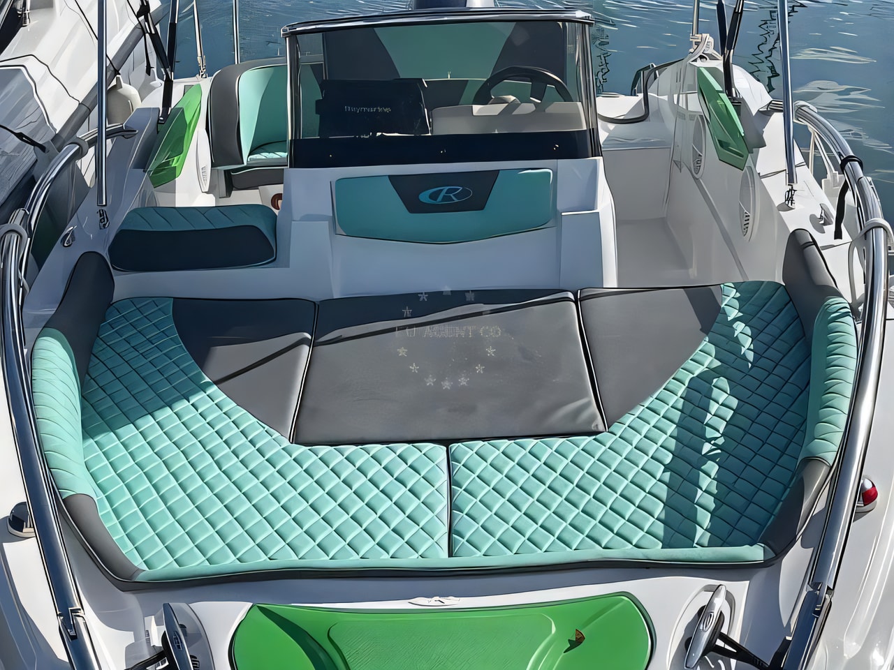 Interior of Rancraft RS Cinque.5 motor boat with 0 cabins Croatia yacht charter