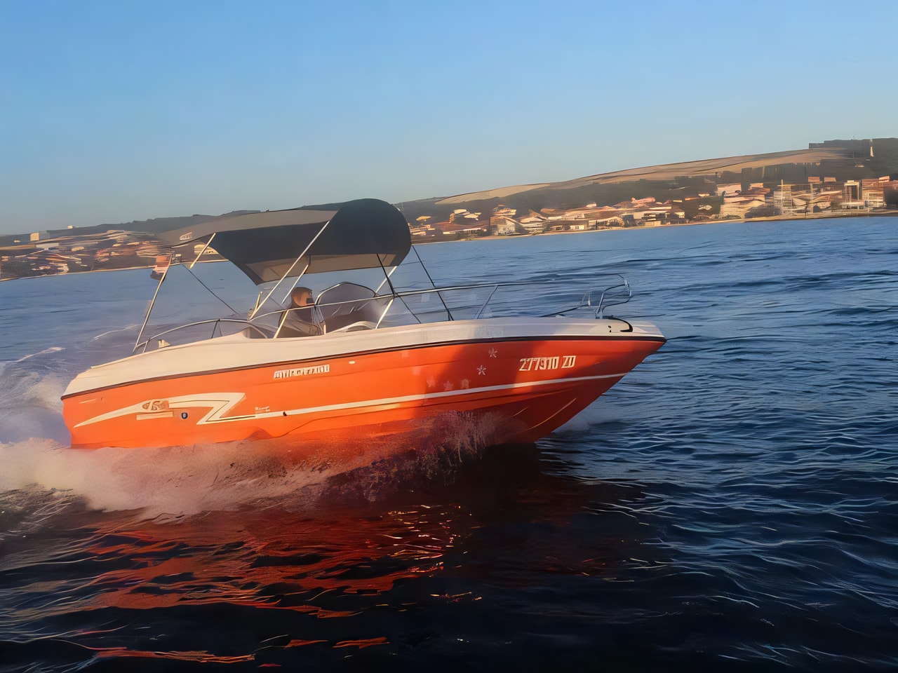 Exterior overview of Rancraft RM19 motor boat for charter from Zadar Diklo Port in the Kornati sailing area Croatia