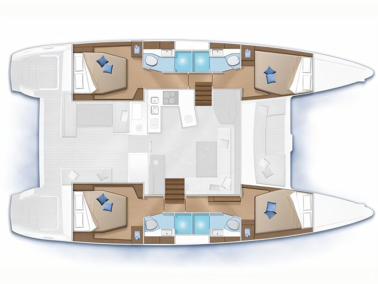 Lagoon 450 Flybridge yacht photo Croatia charter