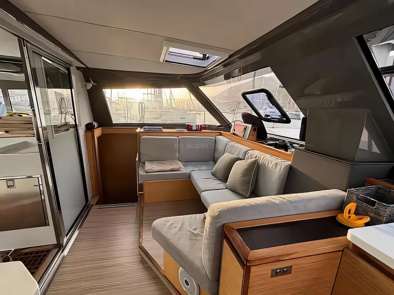 Layout of Nautitech 40 Open catamaran with 6 cabins Croatia yacht charter