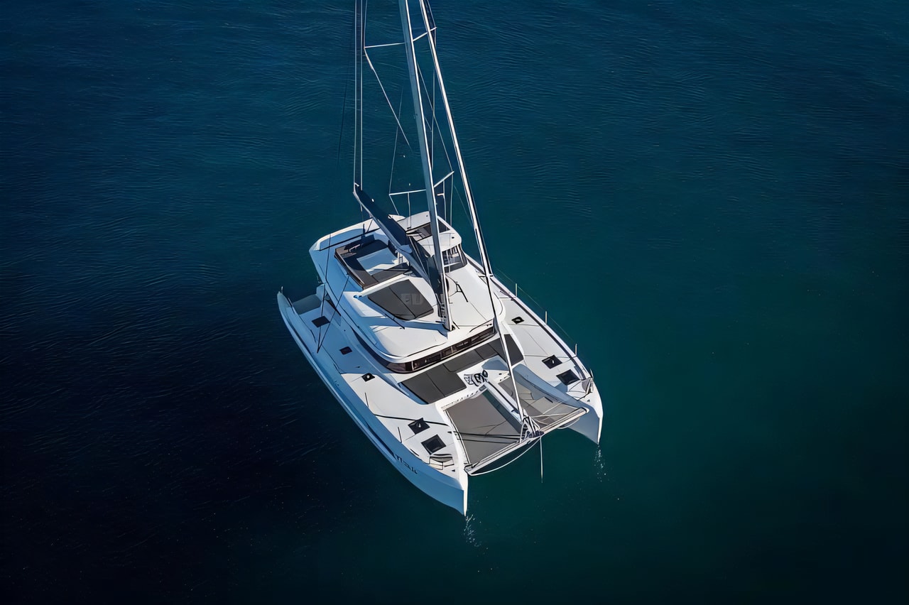 Interior of Lagoon 43 catamaran with 6 cabins Croatia yacht charter