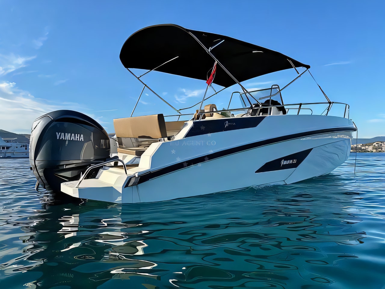 Arrow Abaris 23 motor boat for charter from Trogir City Port Split sailing area Croatia