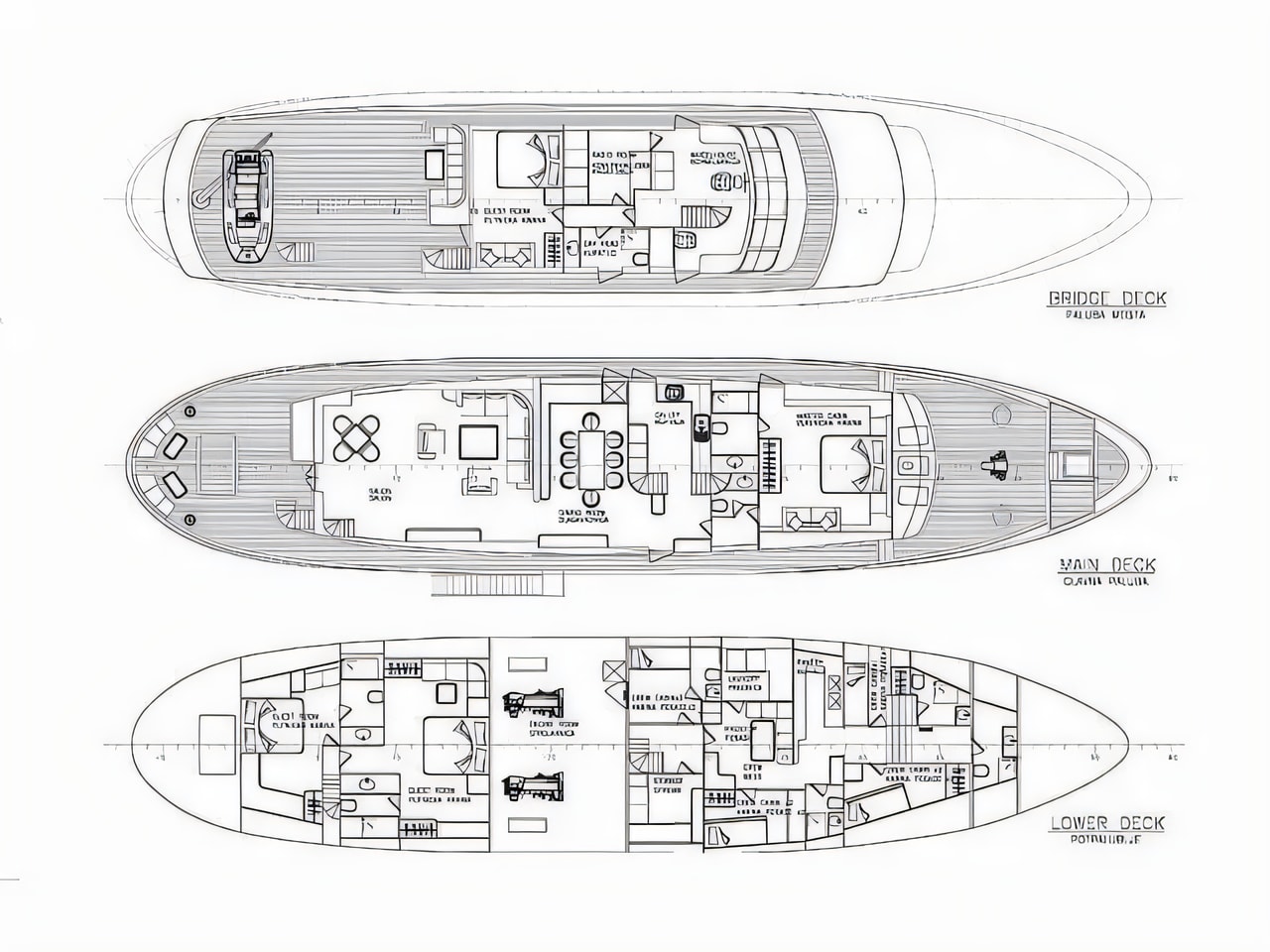 Interior of Benetti Classic 115 motoryacht with 4 cabins Croatia yacht charter