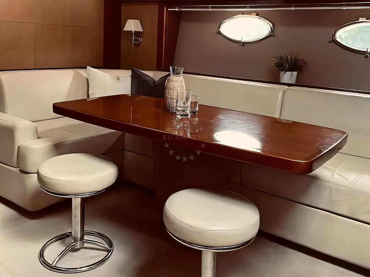 Princess V53 yacht interior with 3 cabins, Croatia