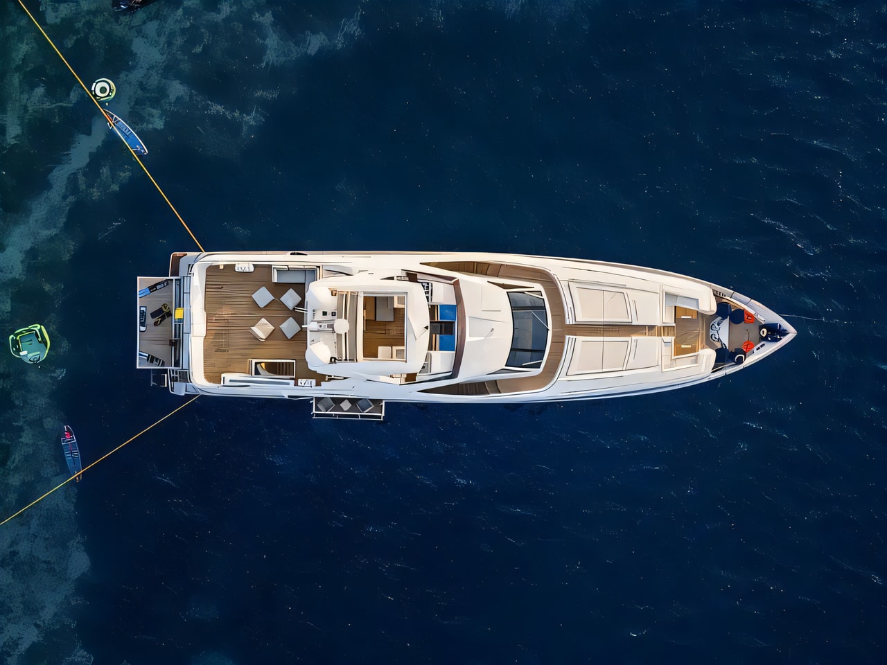Interior of Motoryacht P motoryacht with 6 cabins Croatia yacht charter