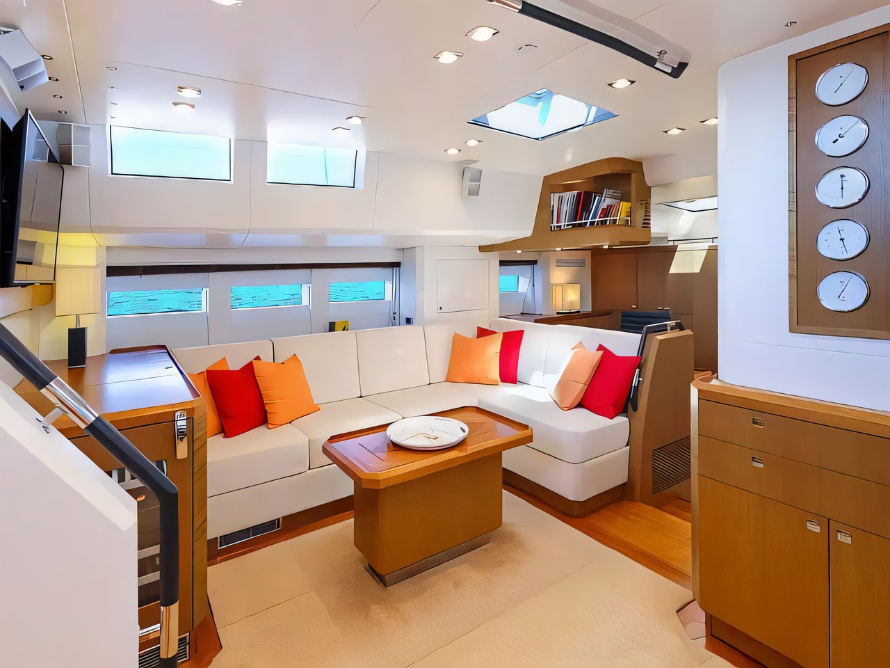 Layout of Sail boat sail boat with 3 cabins Croatia yacht charter