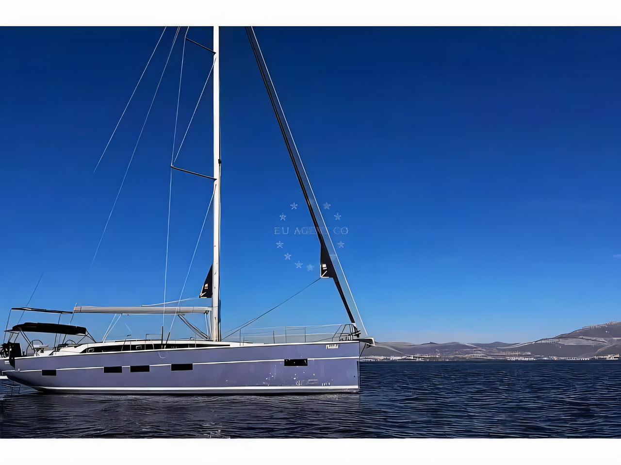 Exterior overview of D&D Kufner 57 sail boat for charter from Trogir ACI Marina in the Split sailing area Croatia