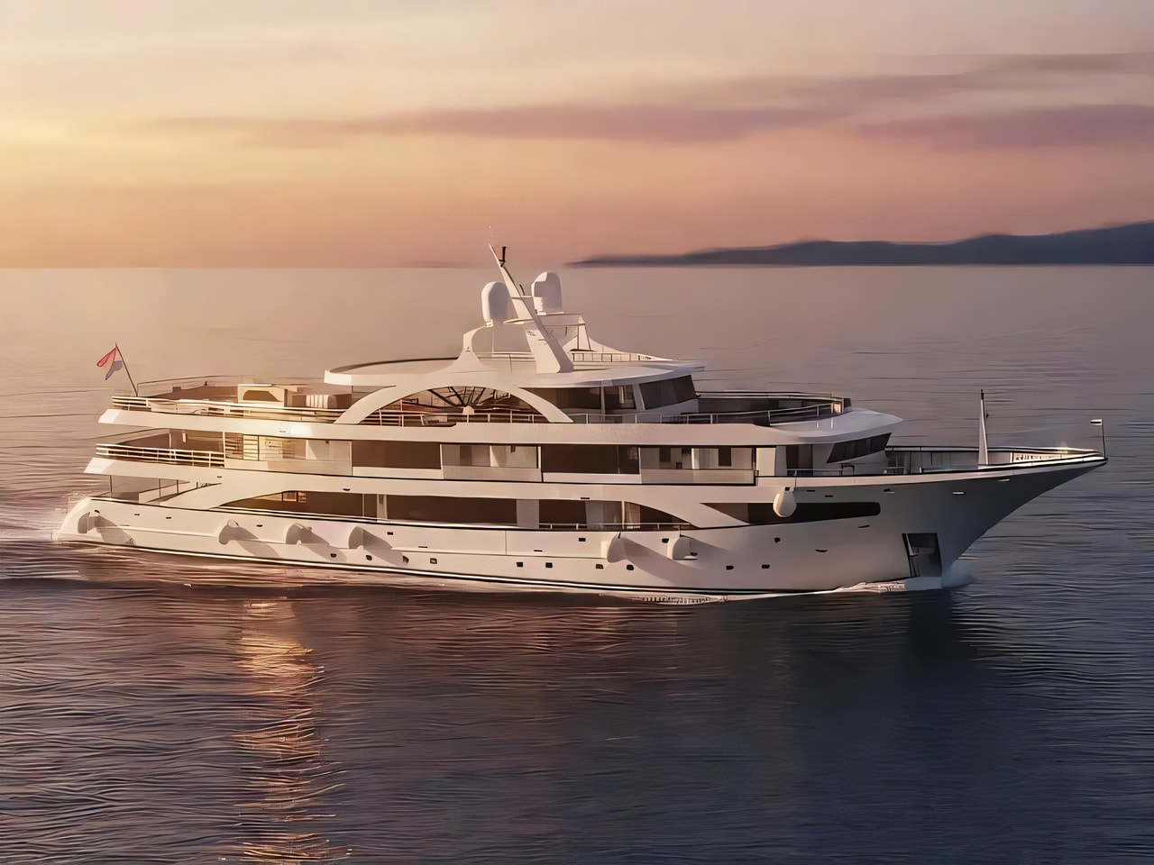 Exterior overview of Motoryacht Premier motoryacht for charter from Split Port in the Split sailing area Croatia
