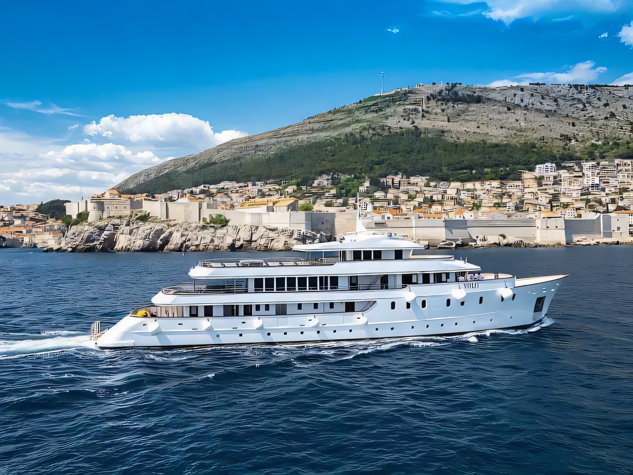 Exterior overview of Motoryacht Yolo motoryacht for charter from Split Port in the Split sailing area Croatia