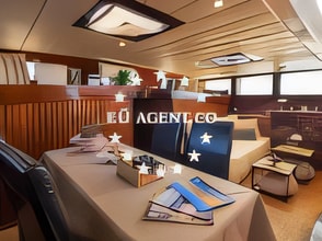 Layout of Gulet gulet or cruiser with 5 cabins Croatia yacht charter