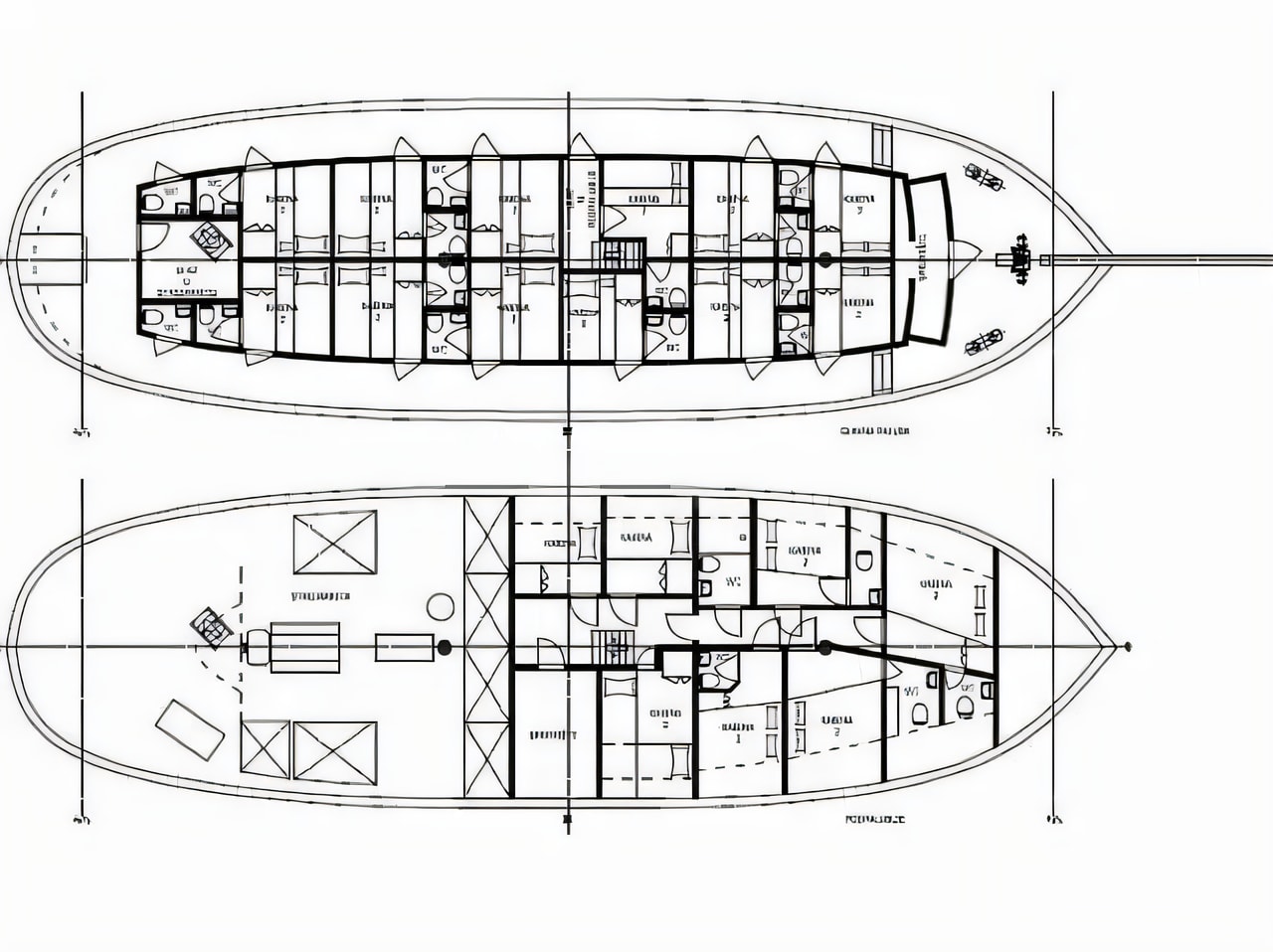 Interior of Gulet Novi Dan gulet or cruiser with 1 cabins Croatia yacht charter