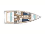Interior of Sun Odyssey 350 sail boat with 3 cabins Croatia yacht charter