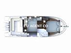 Interior of Antares 9 OB motor boat with 2 cabins Croatia yacht charter