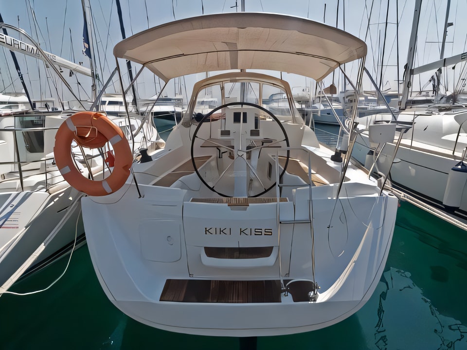 Exterior overview of Sun Odyssey 33i sail boat for charter from Split ACI Marina in the Split sailing area Croatia