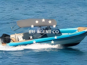 Bura 8.0 motor boat for charter from Trogir / Park Zudika Split sailing area Croatia