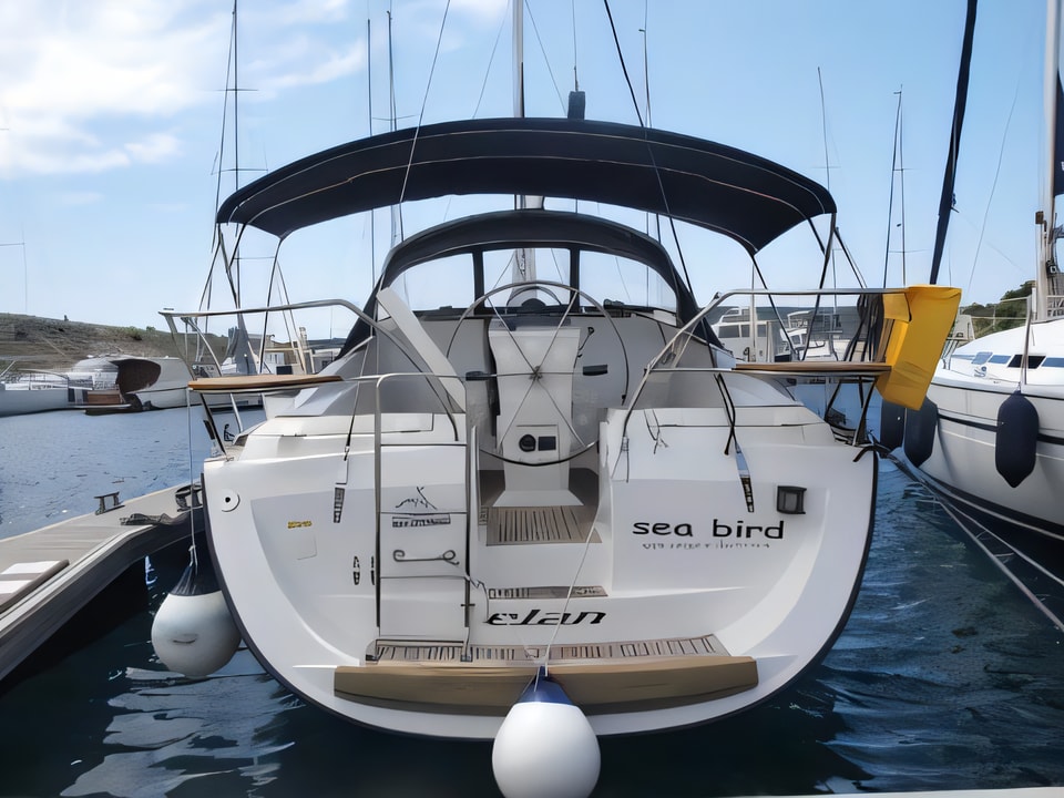 Elan 344 Impression sailing yacht for charter from Primosten / Marina Kremik Sibenik sailing area Croatia
