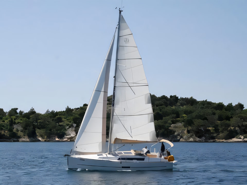 Dufour 350 GL sailing yacht for charter from Sibenik / Marina Mandalina Sibenik sailing area Croatia