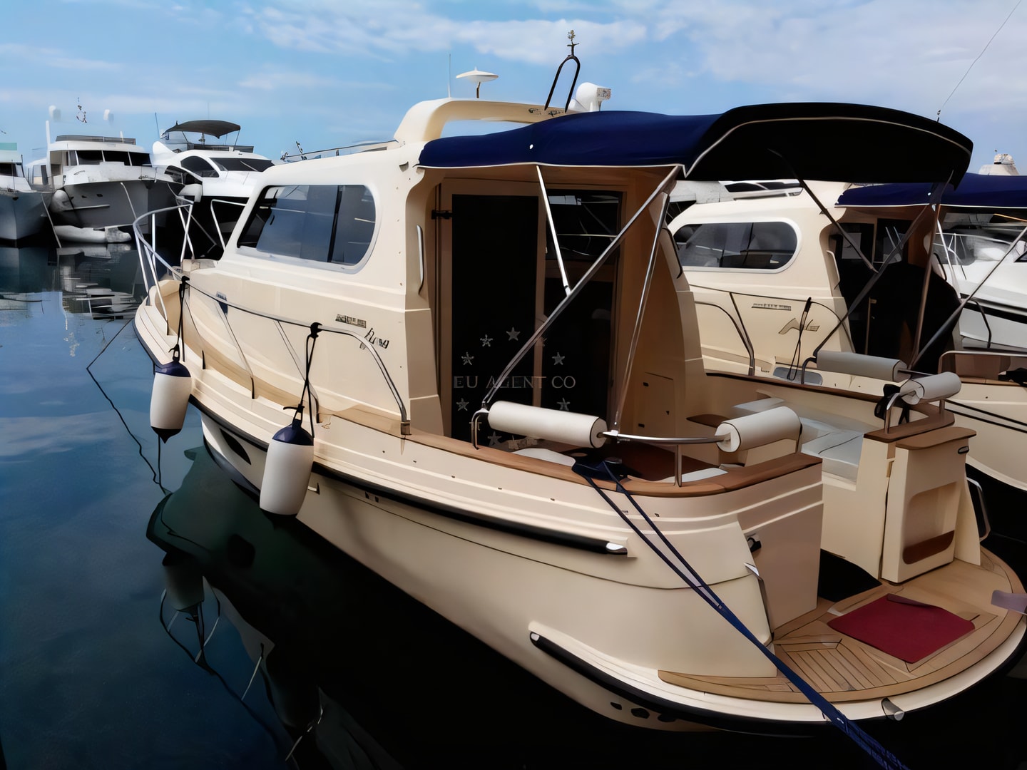 Damor 980 Fjera motor boat for charter from Pula / Trget Port Istria / Kvarner sailing area Croatia