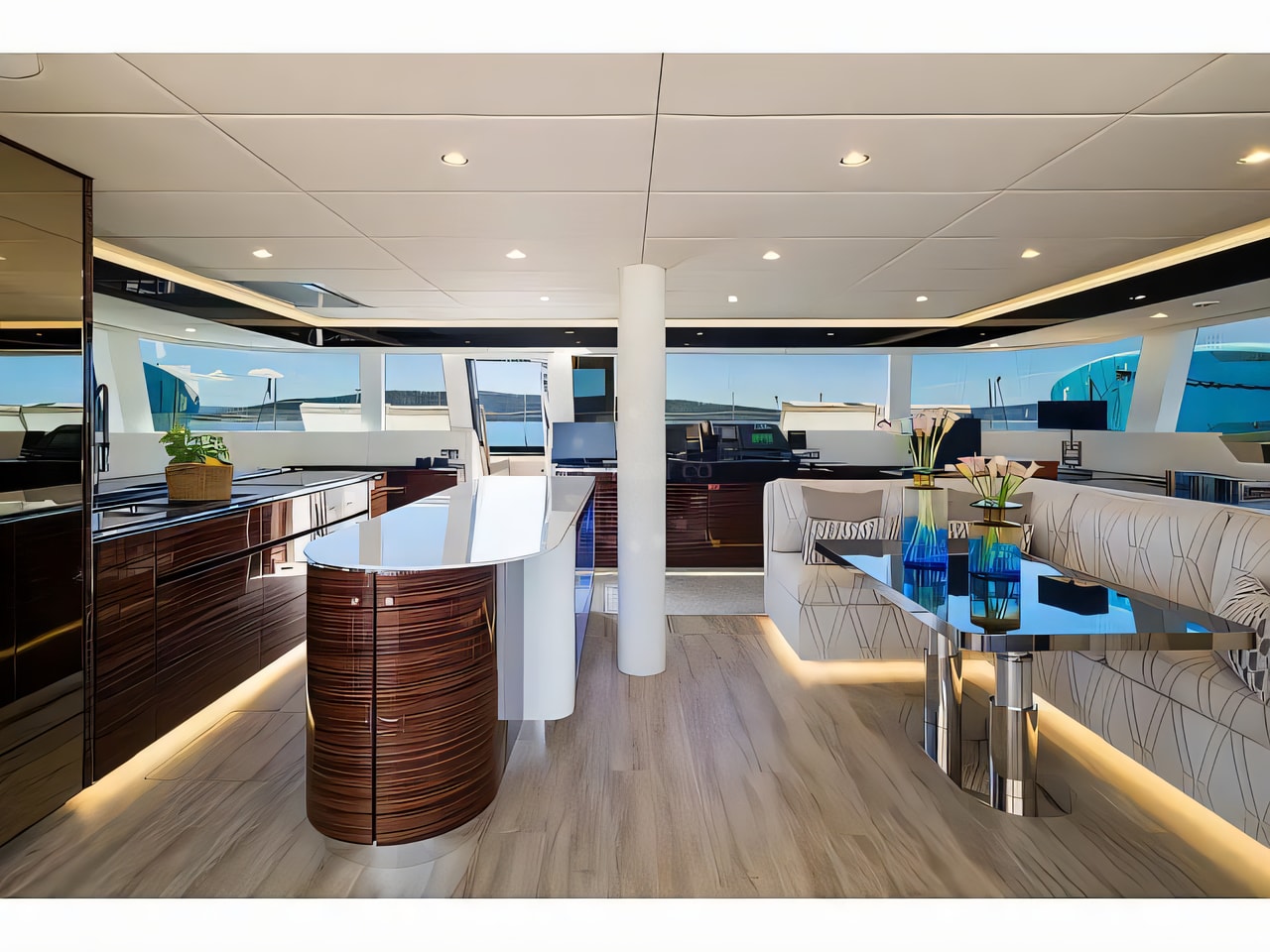 Sunreef 60 yacht layout 4 cabins Croatia charter