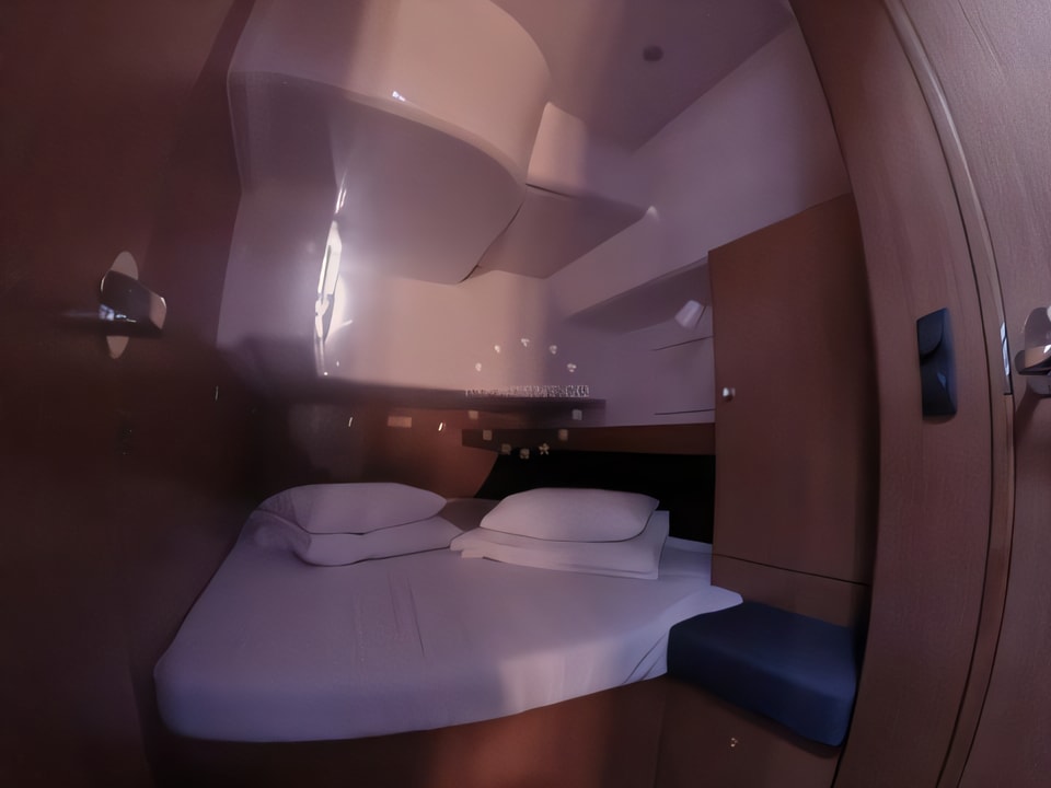 Interior of Bavaria Cruiser 46 sail boat with 4 cabins Croatia yacht charter