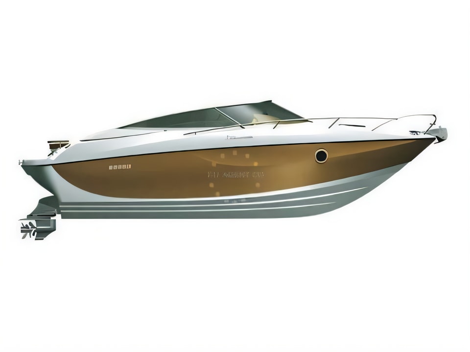 Layout of Sessa Marine S26 motor boat with 1 cabins Croatia yacht charter