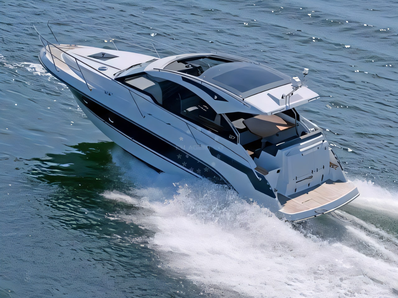 Grandezza 27 OC motor boat for charter from Trogir / SCT Marina Trogir Split sailing area Croatia