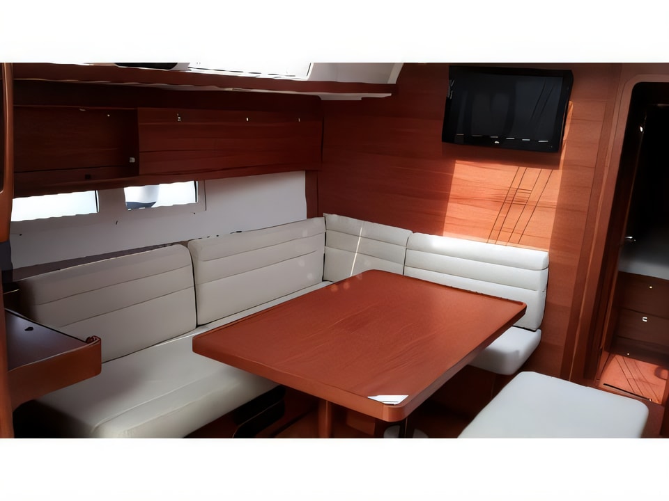 Interior of Dufour 460 Grand Large sail boat with 4 cabins Croatia yacht charter