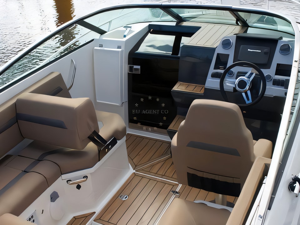 Interior of Flipper 640 DC motor boat with 1 cabins Croatia yacht charter