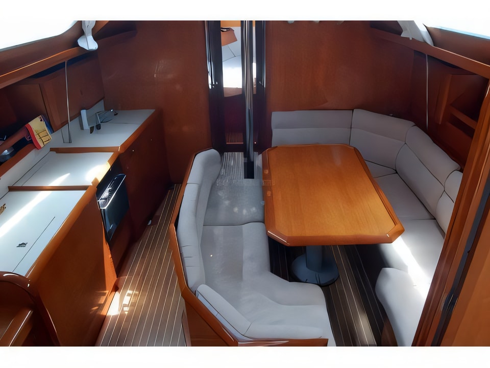 Interior of Sun Odyssey 42.2 sail boat with 4 cabins Croatia yacht charter
