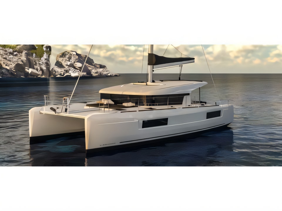 Interior of Lagoon 40 catamaran with 6 cabins Croatia yacht charter