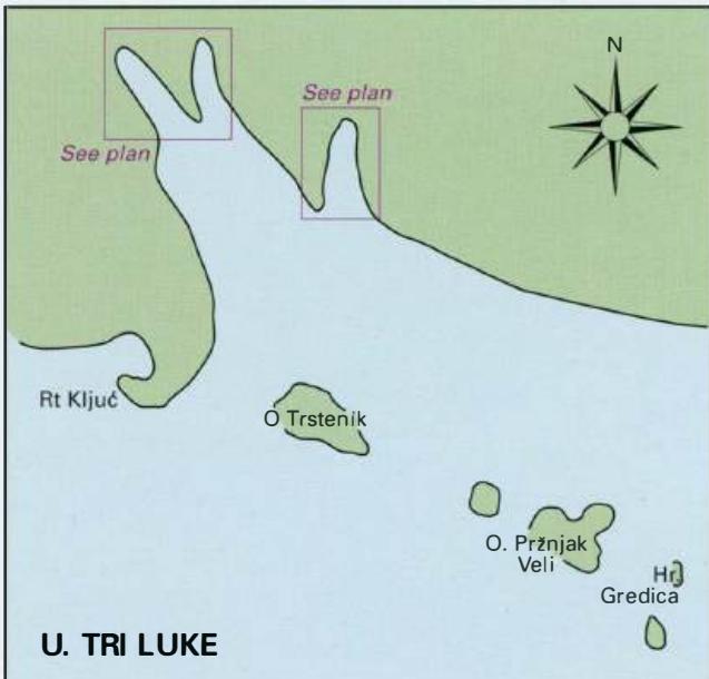 Uvala Tri Luke Adriatic Pilot image