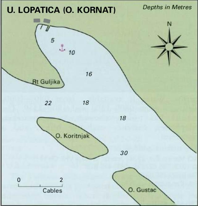 Uvala Lopatica (Gujak) Adriatic Pilot image