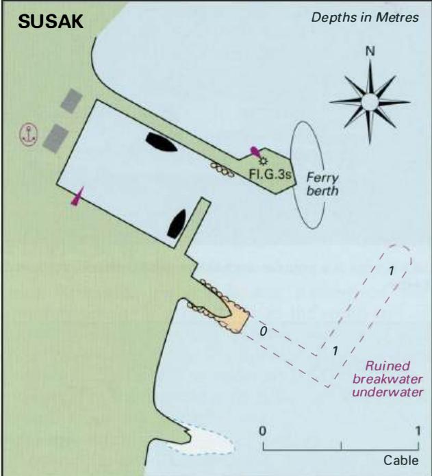 Susak Harbour Adriatic Pilot image